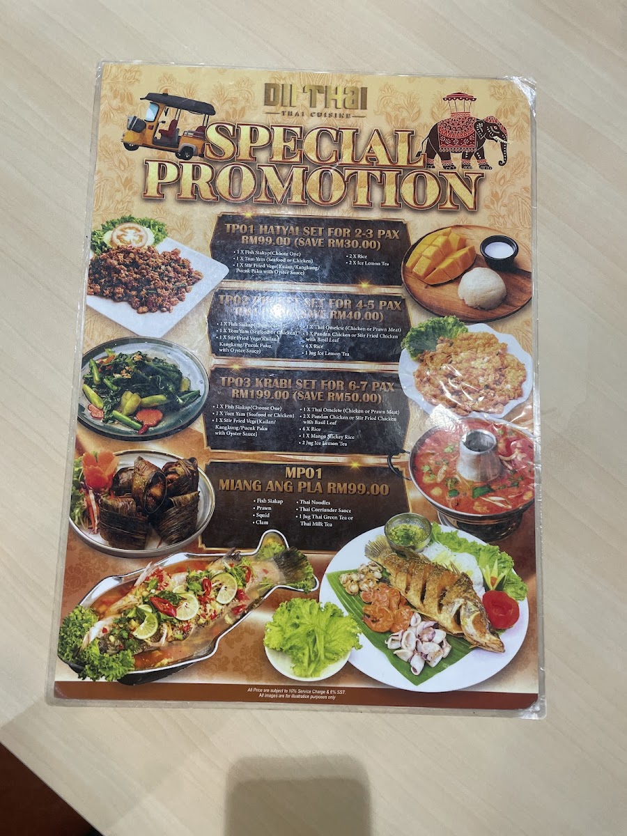 Dii Thai Setia City Mall Photo Menu 3