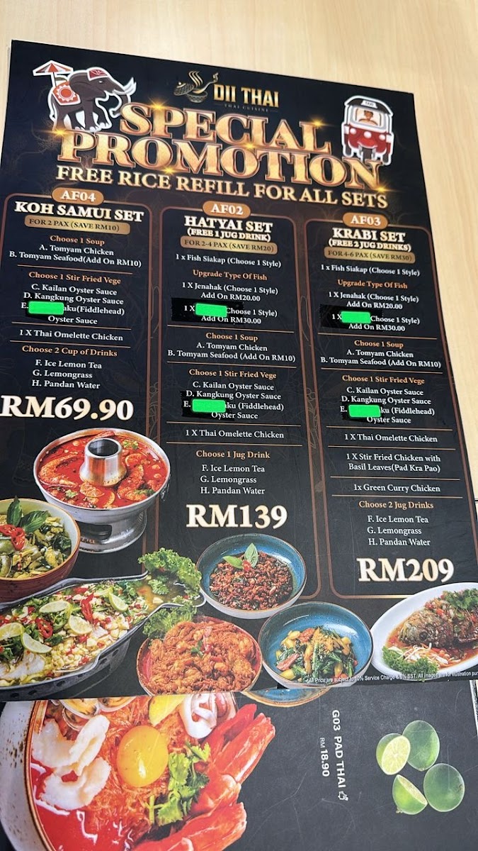 Dii Thai Setia City Mall Photo Menu 4