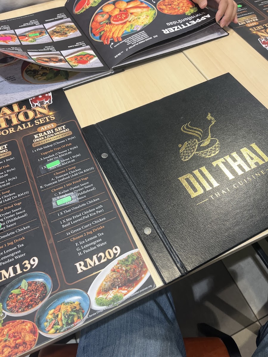 Dii Thai Setia City Mall Photo Menu 7