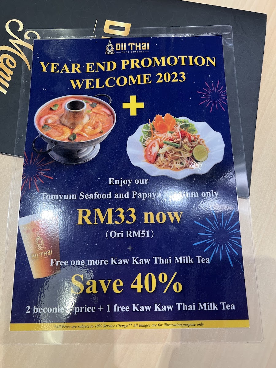 Dii Thai Setia City Mall Photo Menu 9