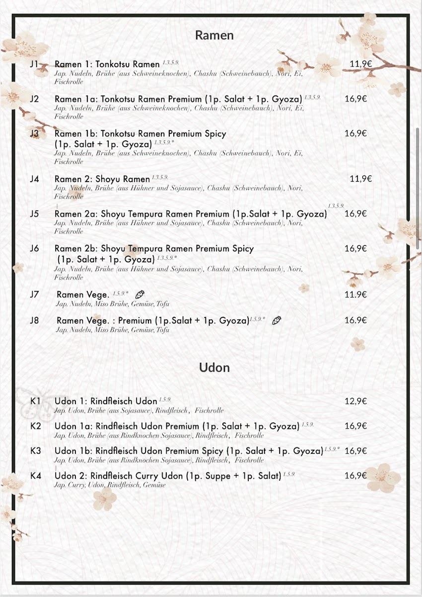Osaka Japanische Spezialität Photo Menu 7