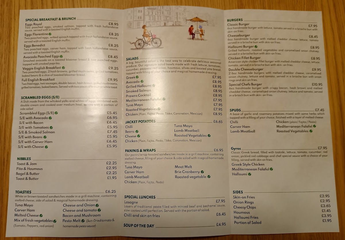 Cafe Espresso Photo Menu 1