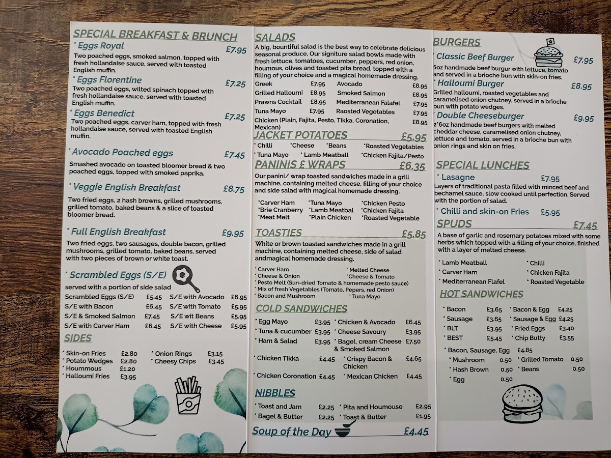 Cafe Espresso Photo Menu 2