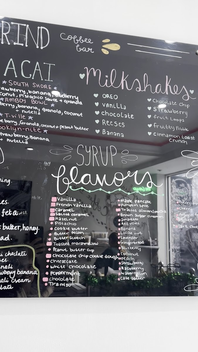 The Grind Coffee Bar Photo Menu 5