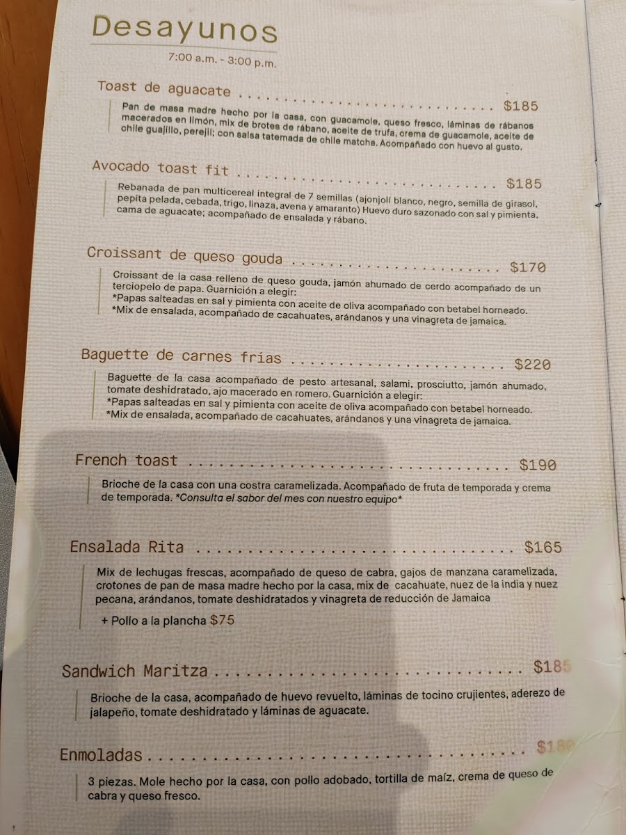 Calidia Photo Menu 1