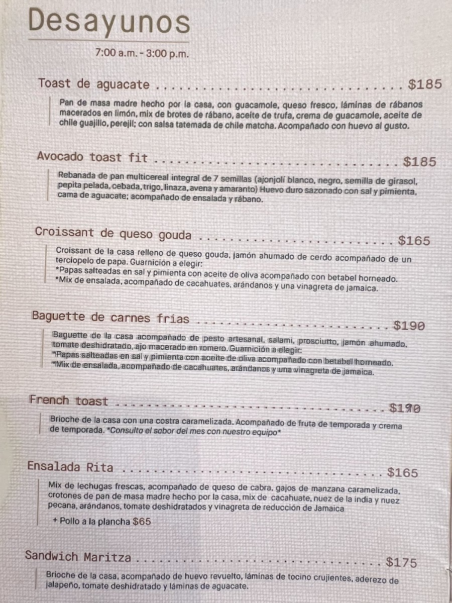 Calidia Photo Menu 2