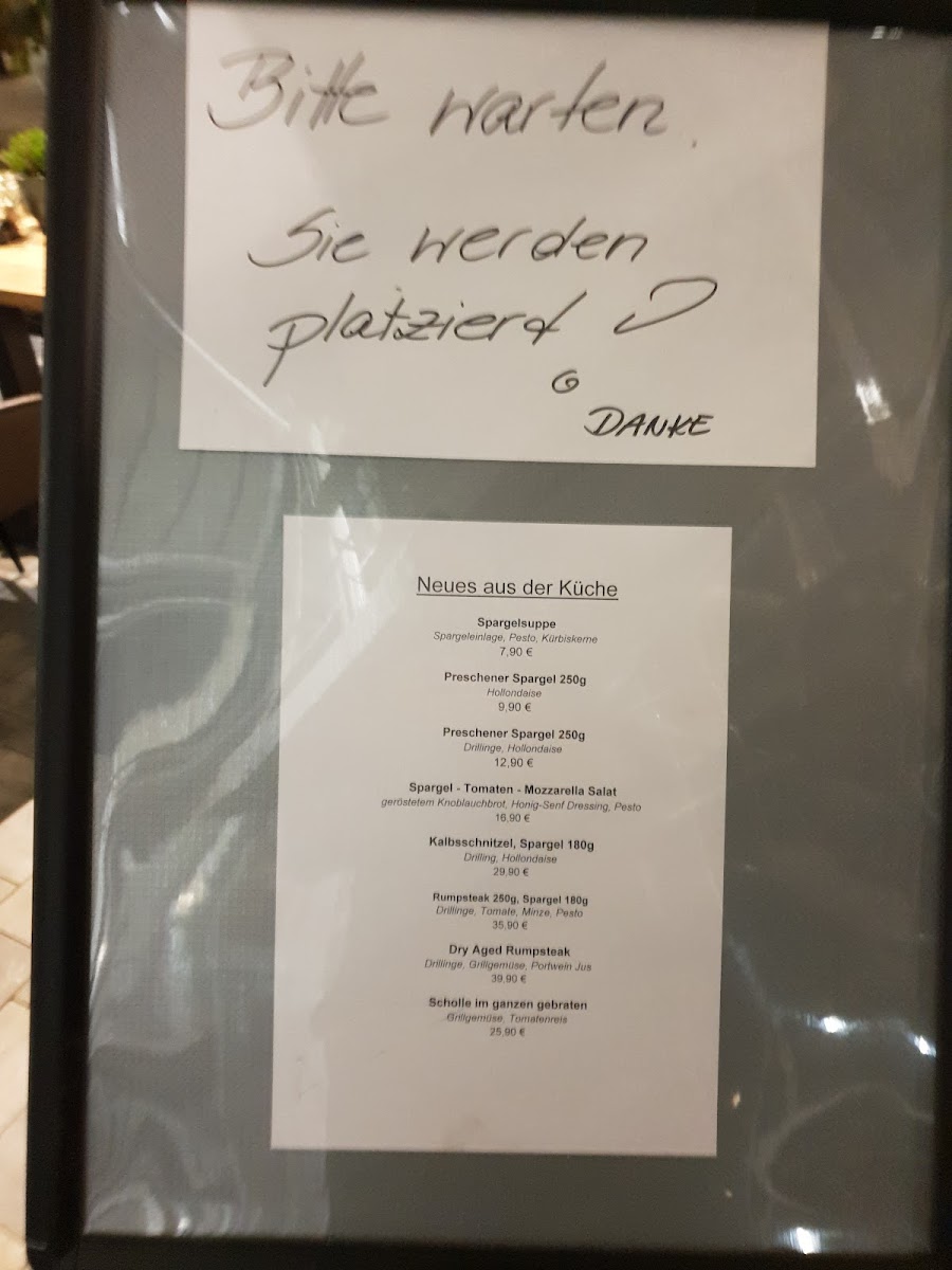 Das Glashaus Photo Menu 4