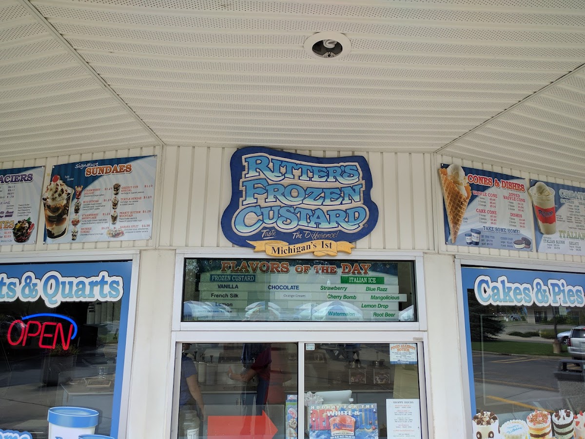 Ritters Frozen Custard Brighton Photo Menu 3