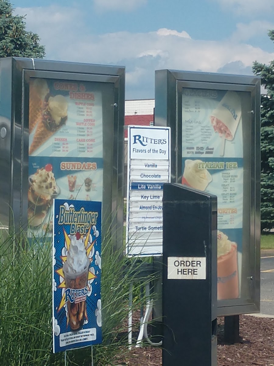 Ritters Frozen Custard Brighton Photo Menu 4