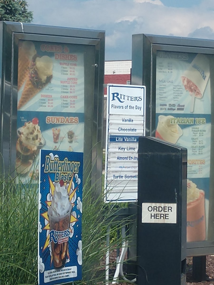 Ritters Frozen Custard Brighton Photo Menu 6