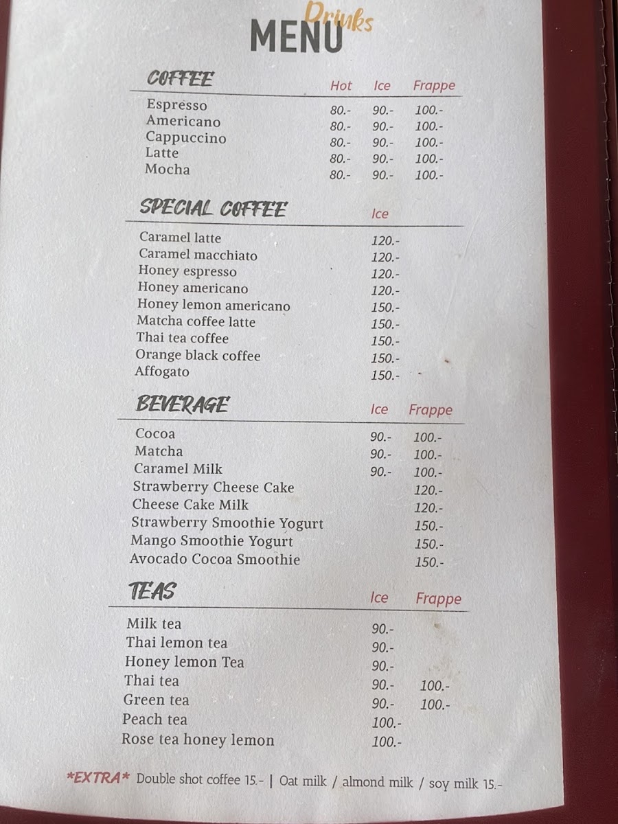 Kood Vibes Bakery & Restaurant Photo Menu 1