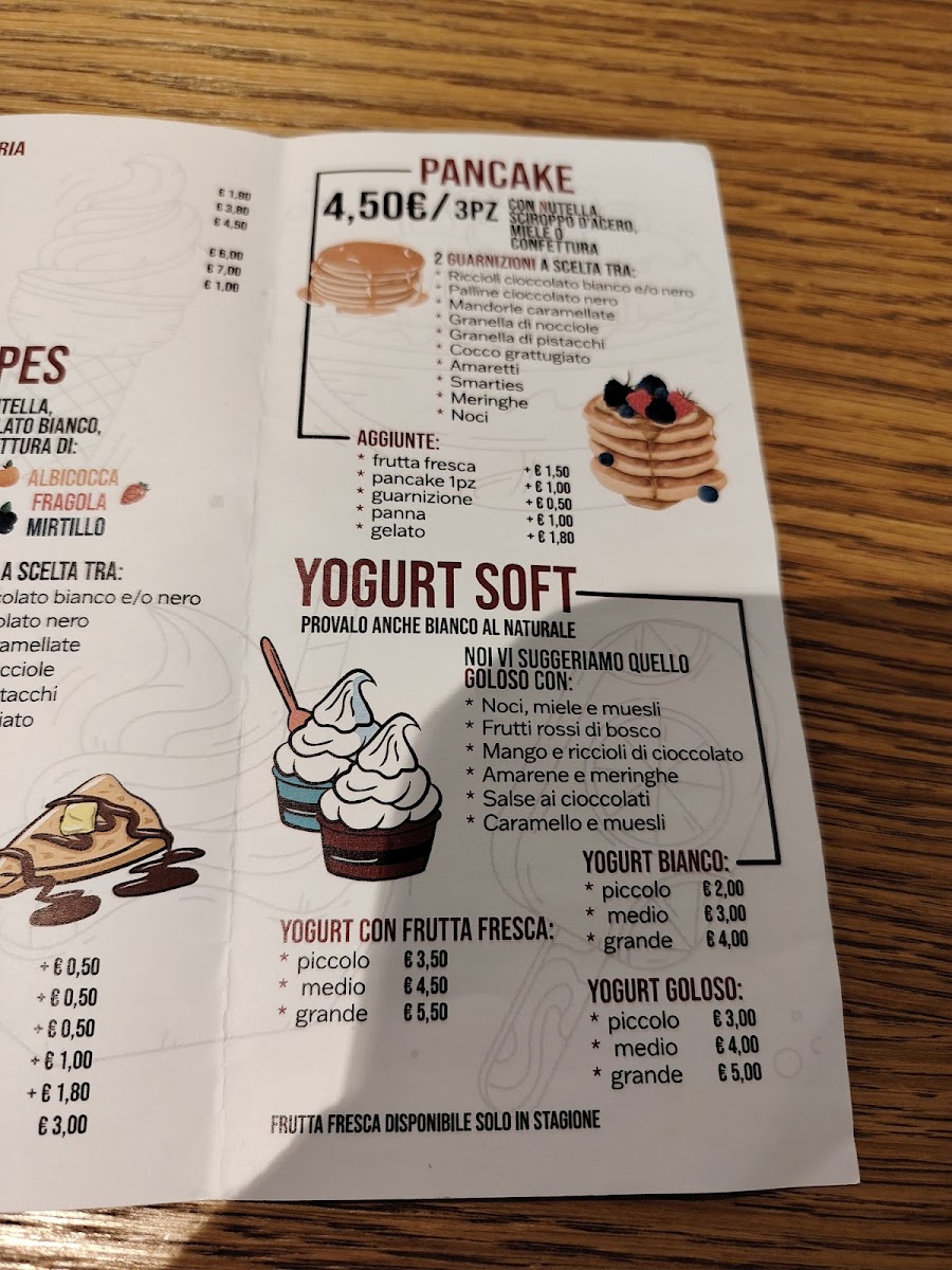 Gelateria Polin Photo Menu 1