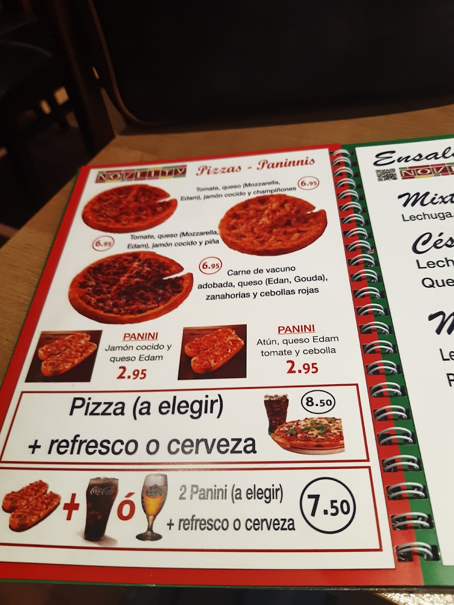 Novelty Photo Menu 2