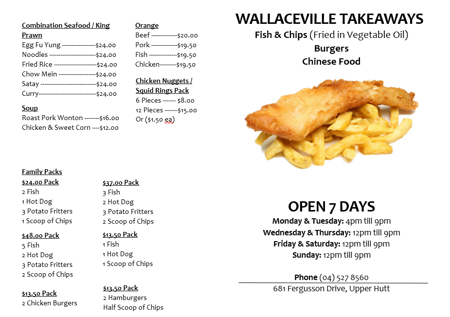 Wallaceville Takeaways Photo 3