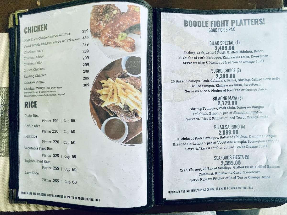 Sugbo Maya Seafoods, Grill Restaurant Photo Menu 9