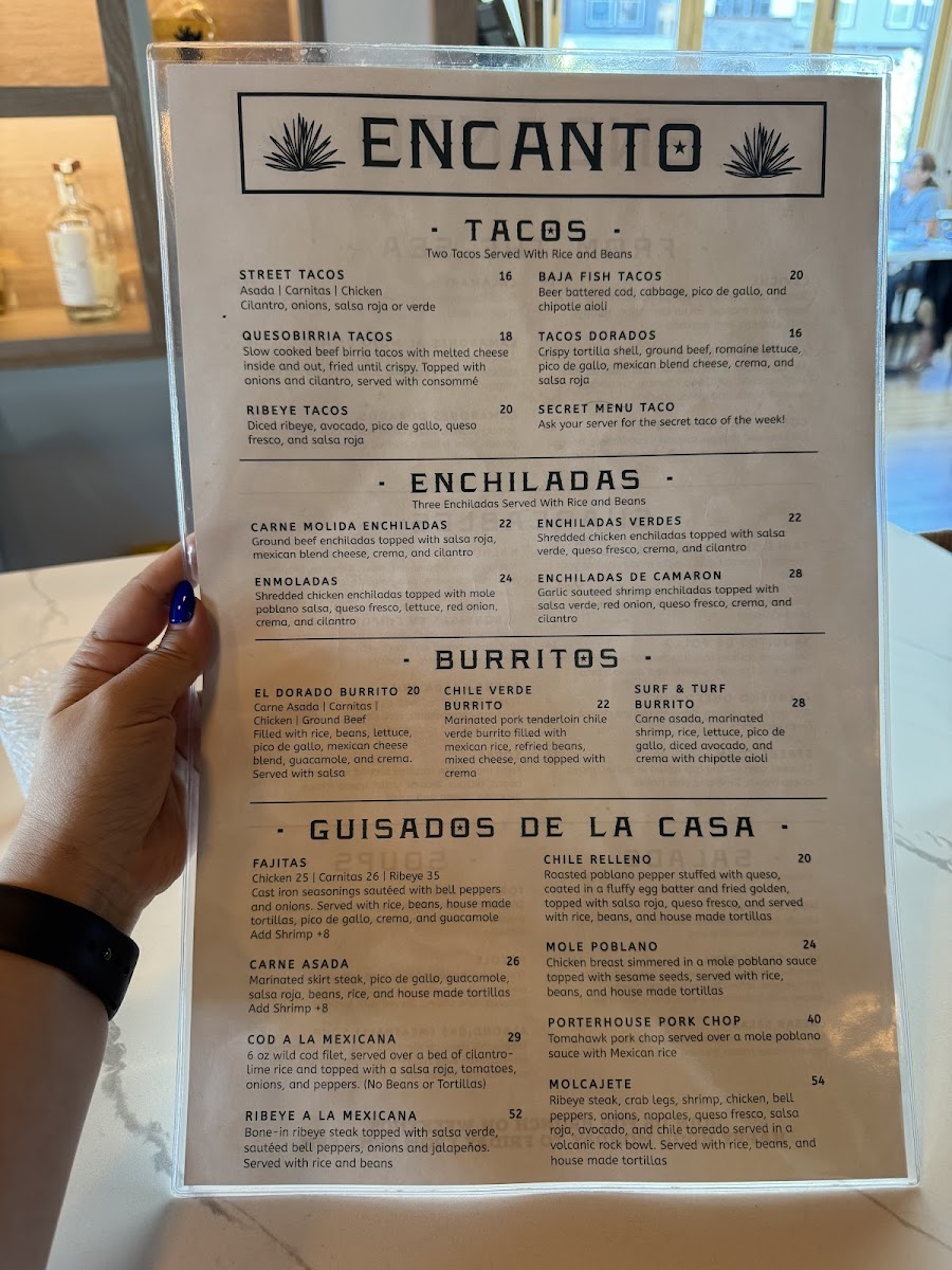Encanto Cocina & Tequila Bar Photo Menu 7