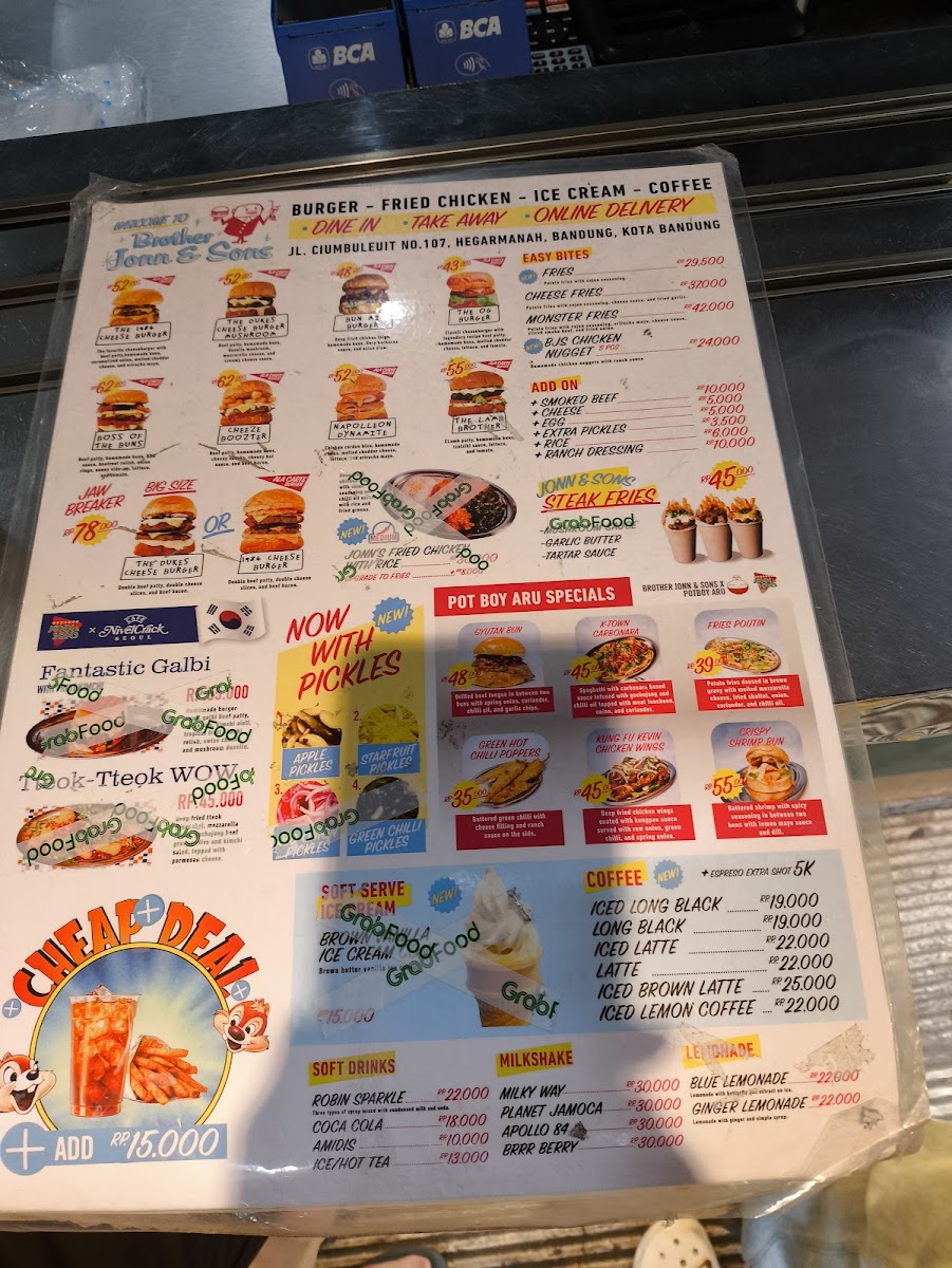 Brother Jonn & Sons Photo Menu 9