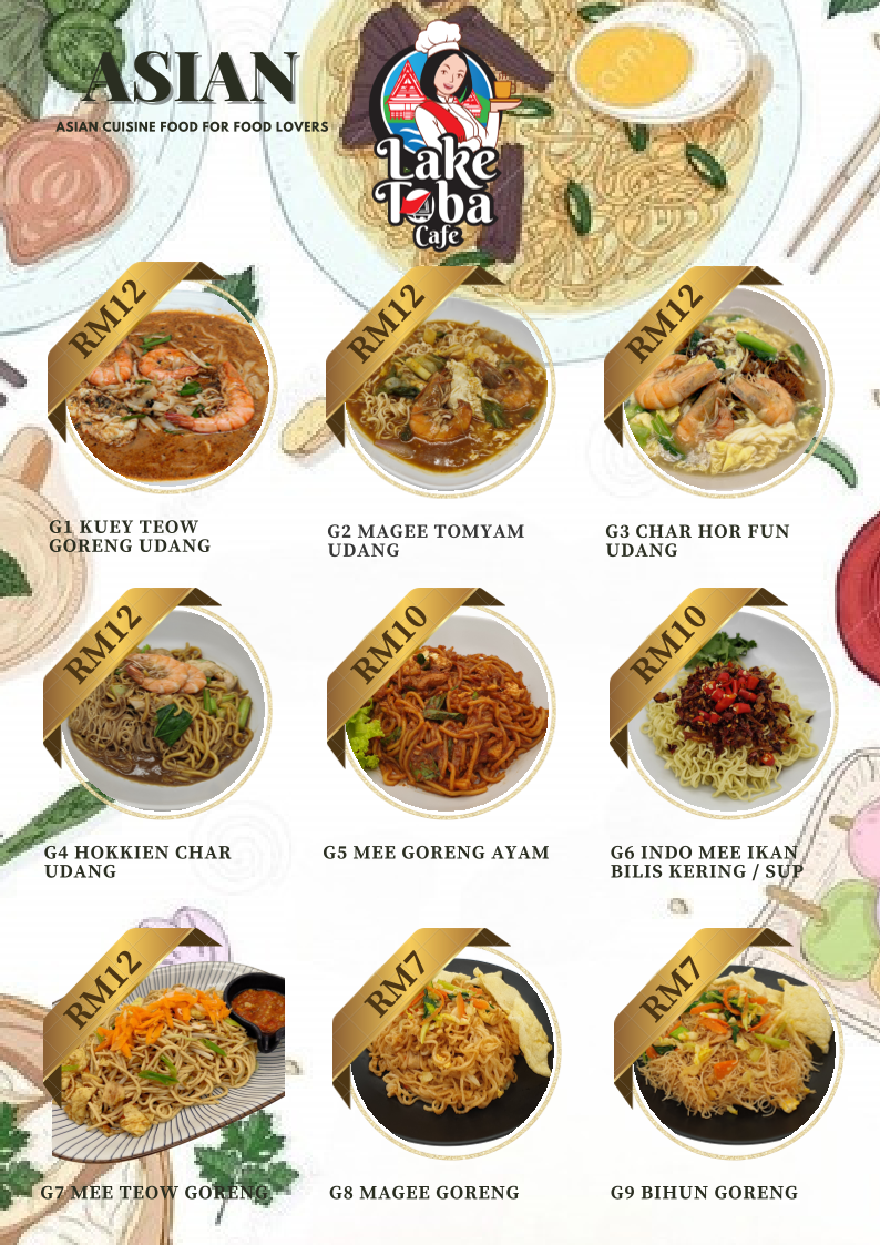 LAKE TOBA CAFE Photo Menu 2