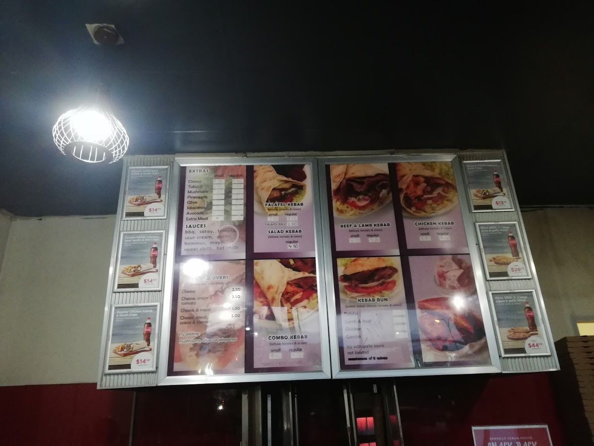 Emerald Kebab House and Woodfire Pizza Photo Menu 4