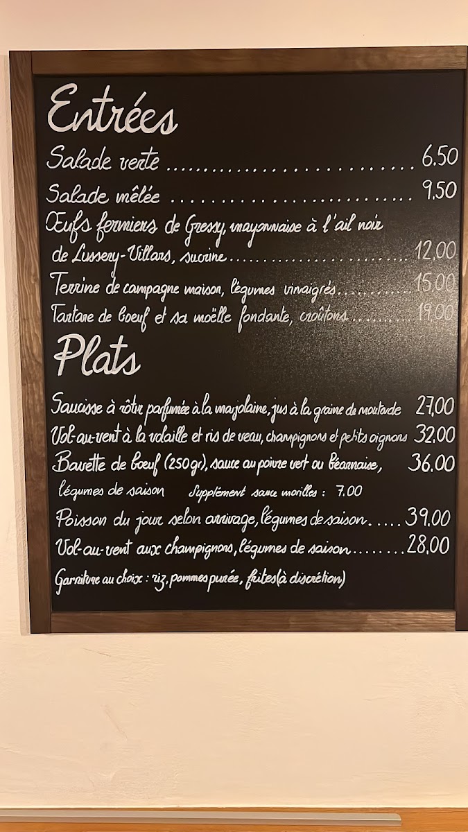 Brasserie du Châtelard Photo Menu 1