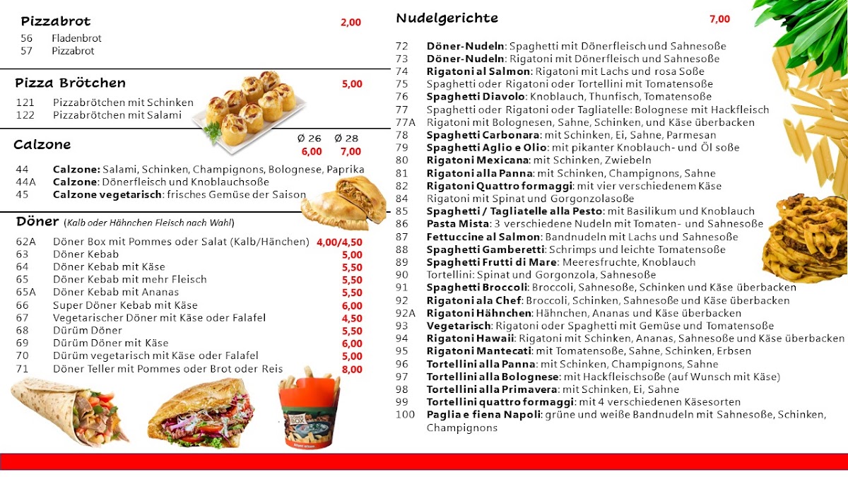 ALAN Pizza-Service Photo Menu 1