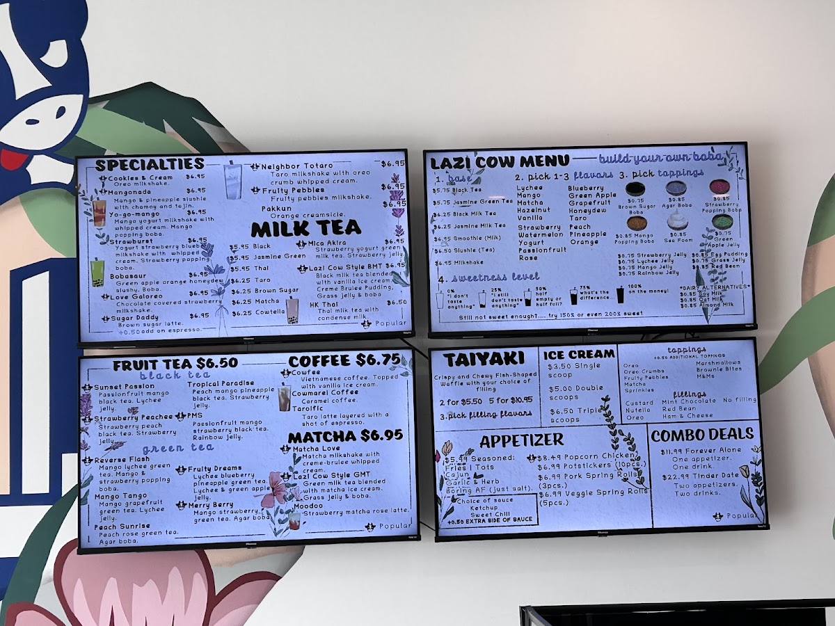 Lazi Cow - Frisco Photo Menu 10