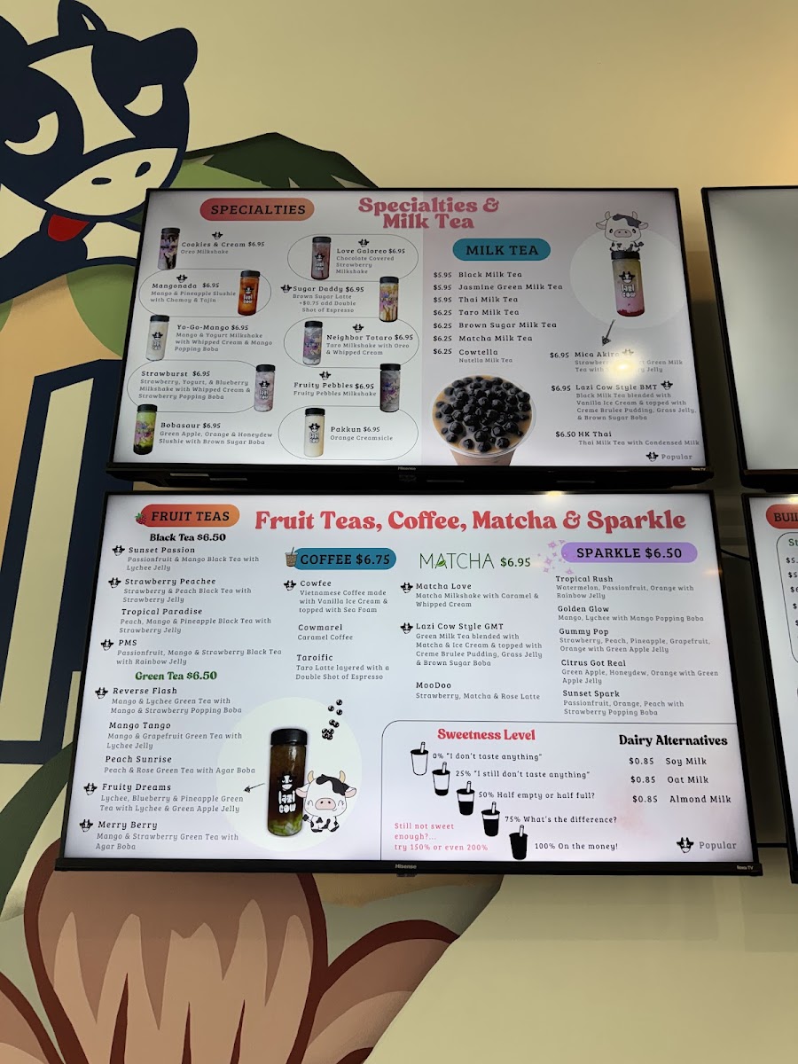 Lazi Cow - Frisco Photo Menu 9