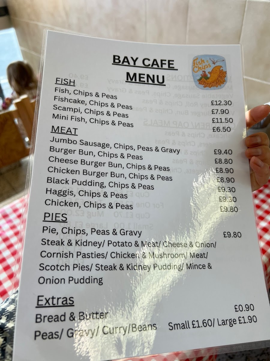 The Bay Cafe ( Blackburn Chippy ) Photo Menu 3
