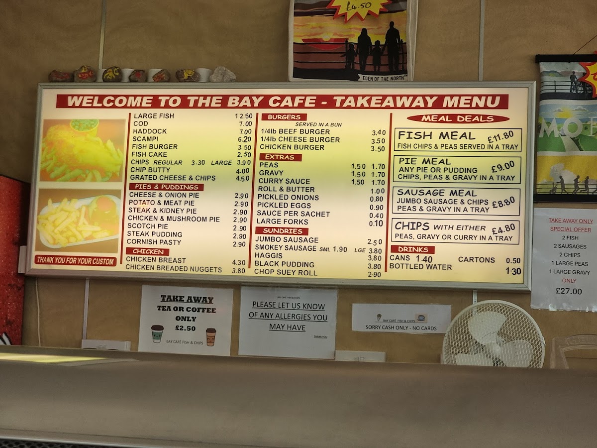 The Bay Cafe ( Blackburn Chippy ) Photo Menu 5