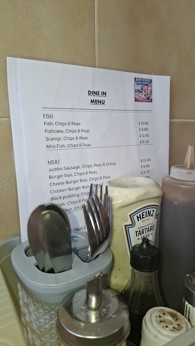 The Bay Cafe ( Blackburn Chippy ) Photo Menu 7