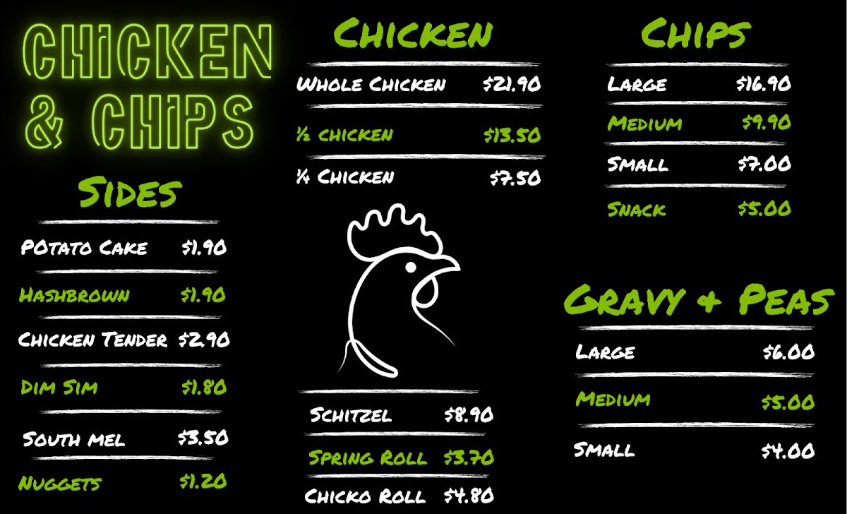 Ranges Charcoal Chicken Photo Menu 3