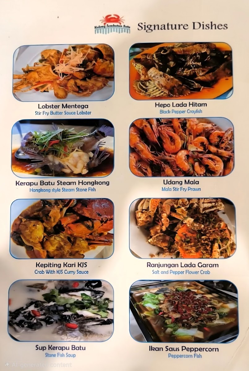 Kelong Jembatan Satu Seafood Photo Menu 10