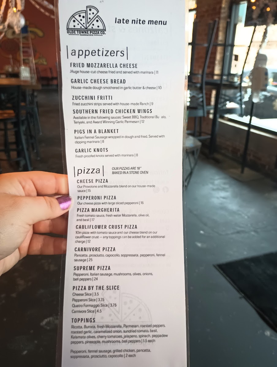 Olde Towne Pizza Company Photo Menu 5