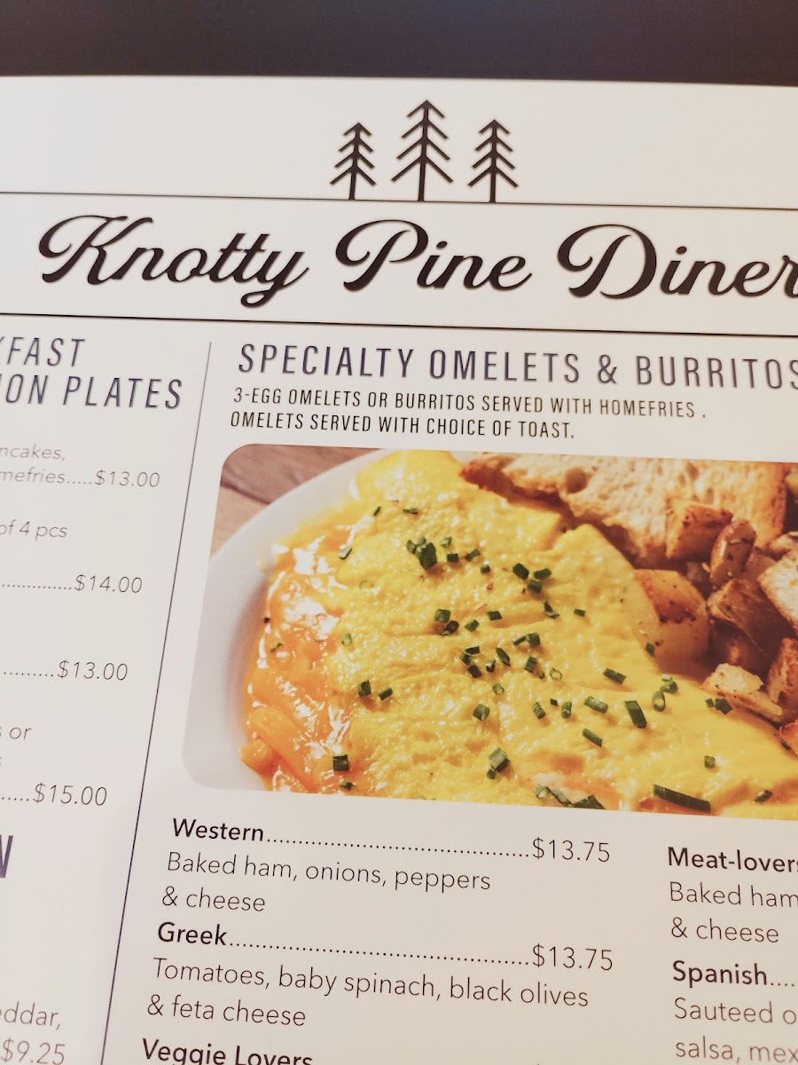 Knotty Pine Diner Photo Menu 5