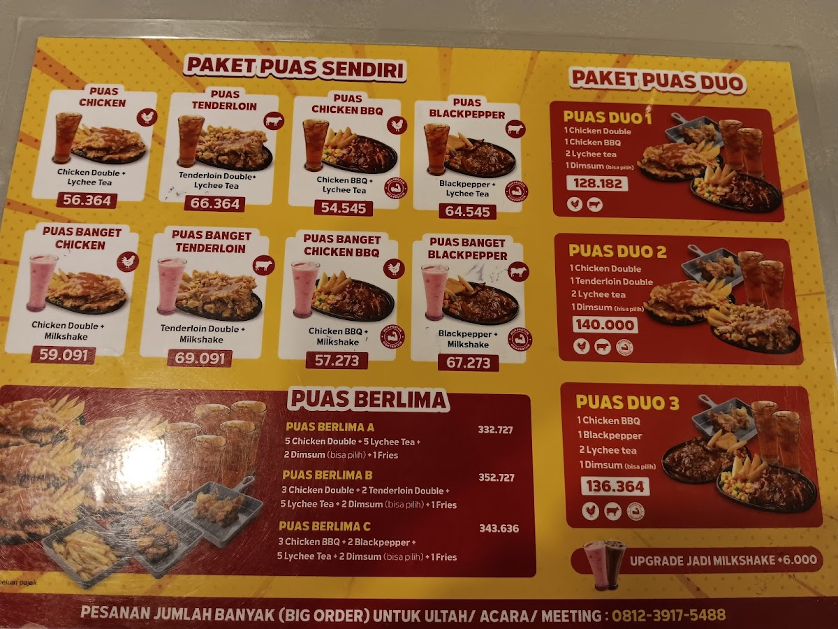 Waroeng Steak & Shake Ciputat Photo Menu 3