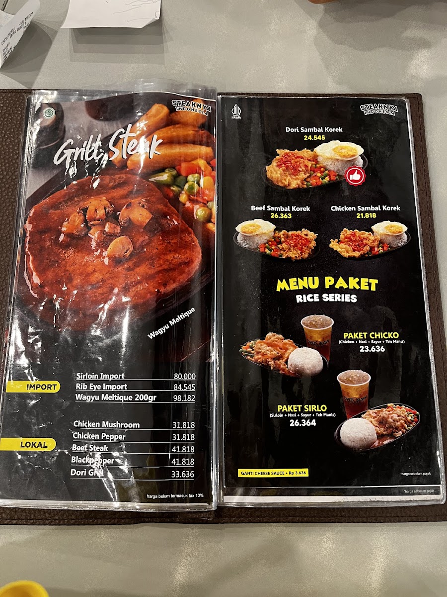 Waroeng Steak & Shake Ciputat Photo Menu 9