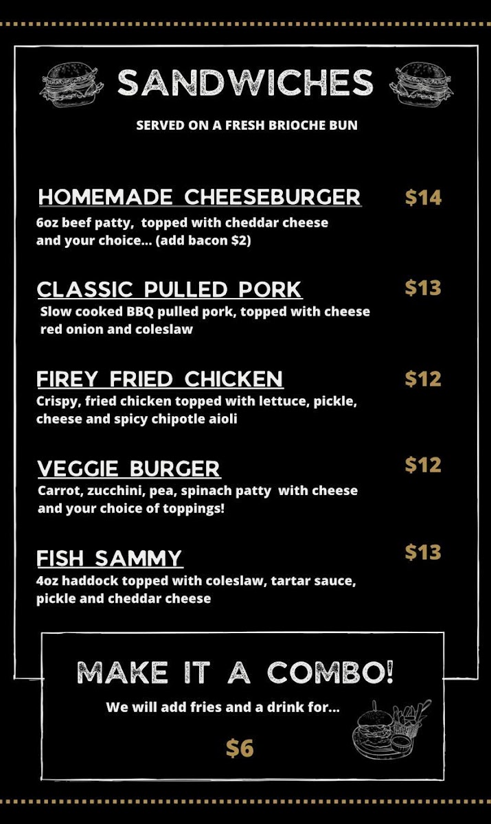 Mikey D’s Fire’d Up Food Truck Photo Menu 1