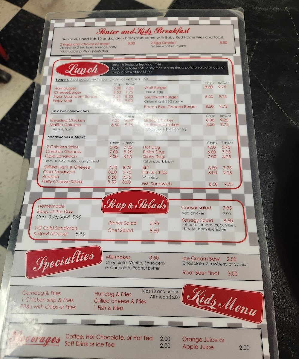 Pappy's Greasy Spoon Photo Menu 6