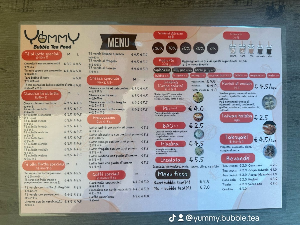 Yummy Bubble Tea Food Photo Menu 10