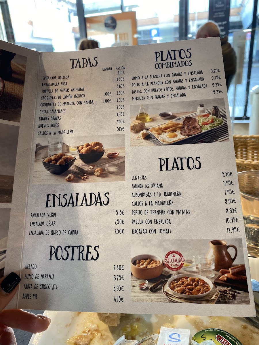 La Pausa Photo Menu 1