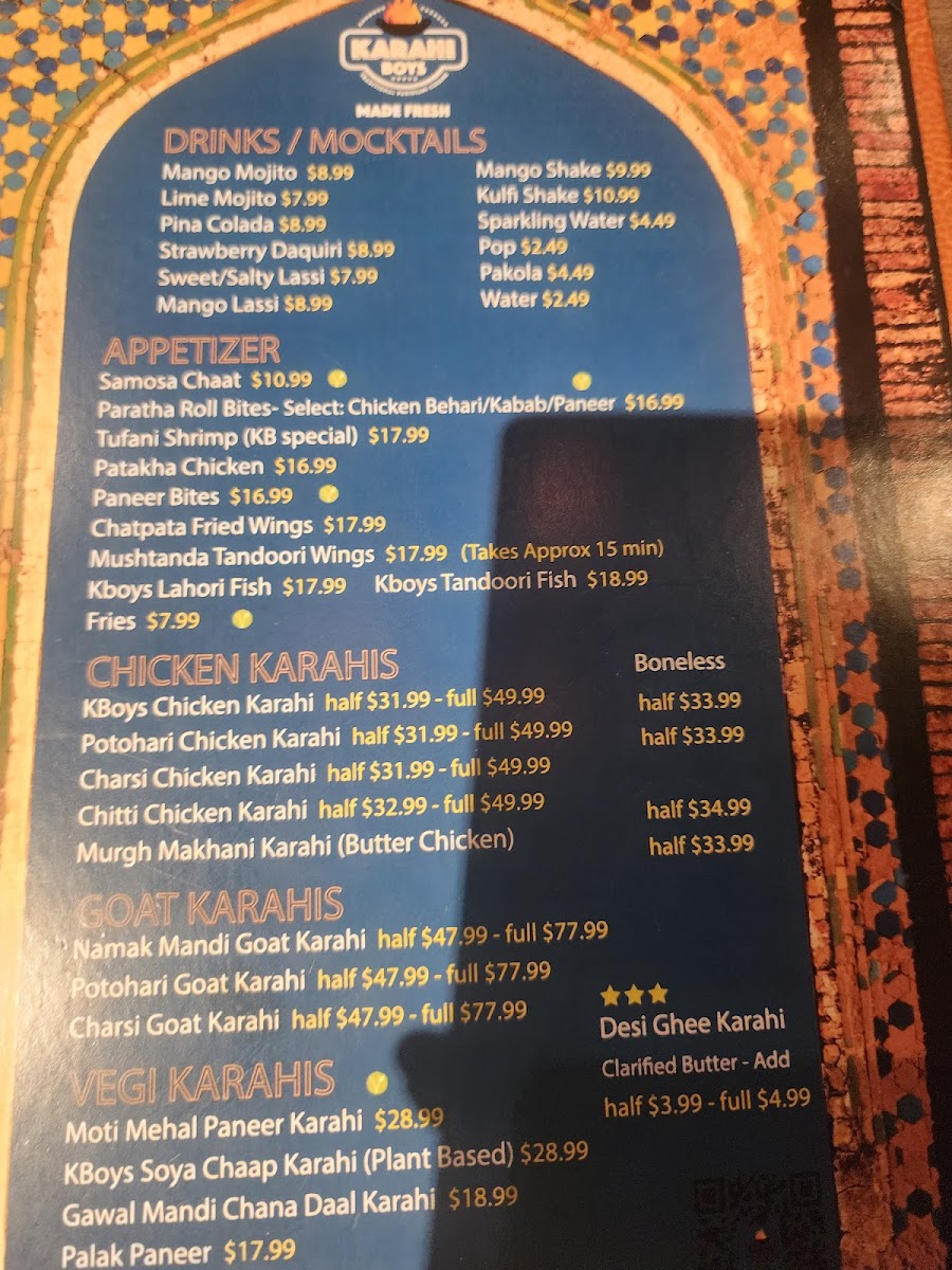 Karahi Boys Photo Menu 10