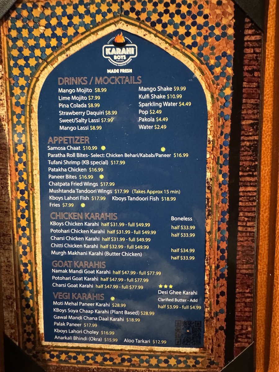 Karahi Boys Photo Menu 4