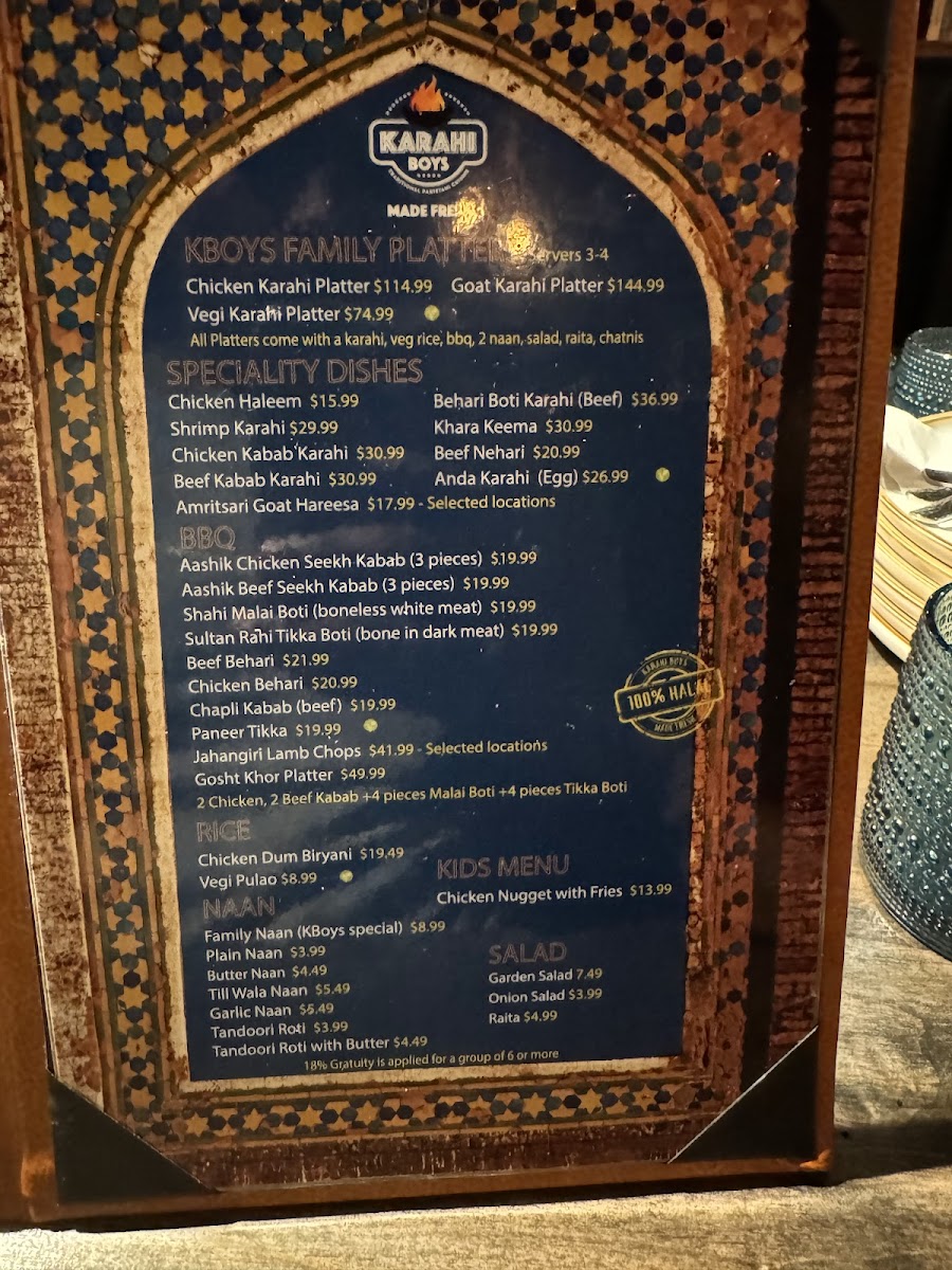 Karahi Boys Photo Menu 6