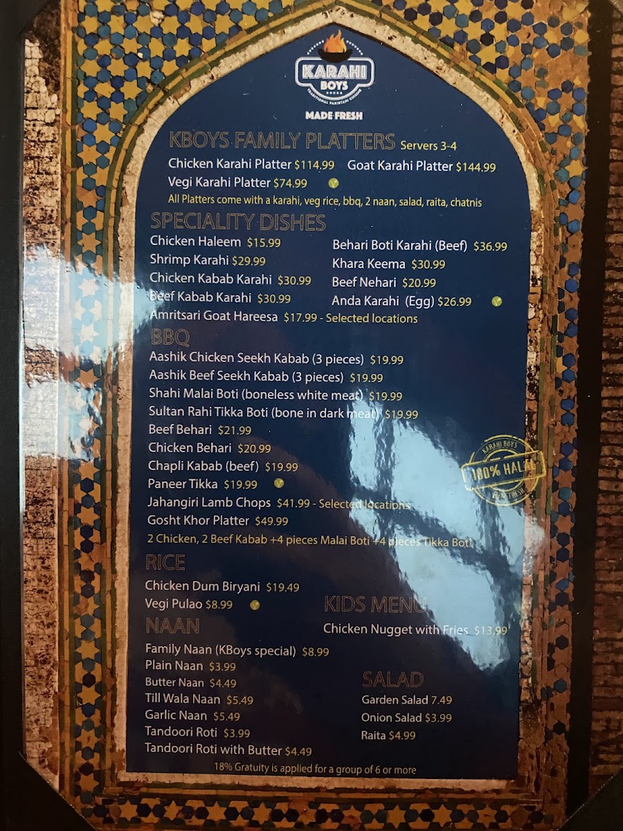 Karahi Boys Photo Menu 8