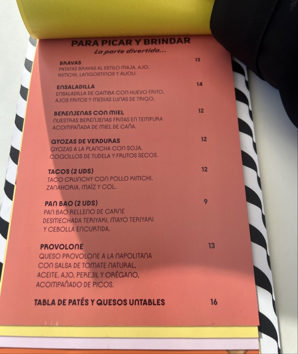 La Maja 99 Photo Menu 2