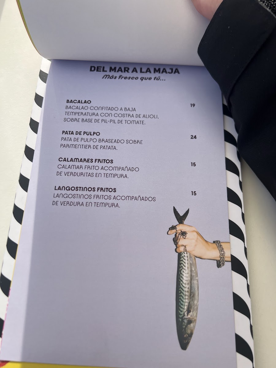 La Maja 99 Photo Menu 4