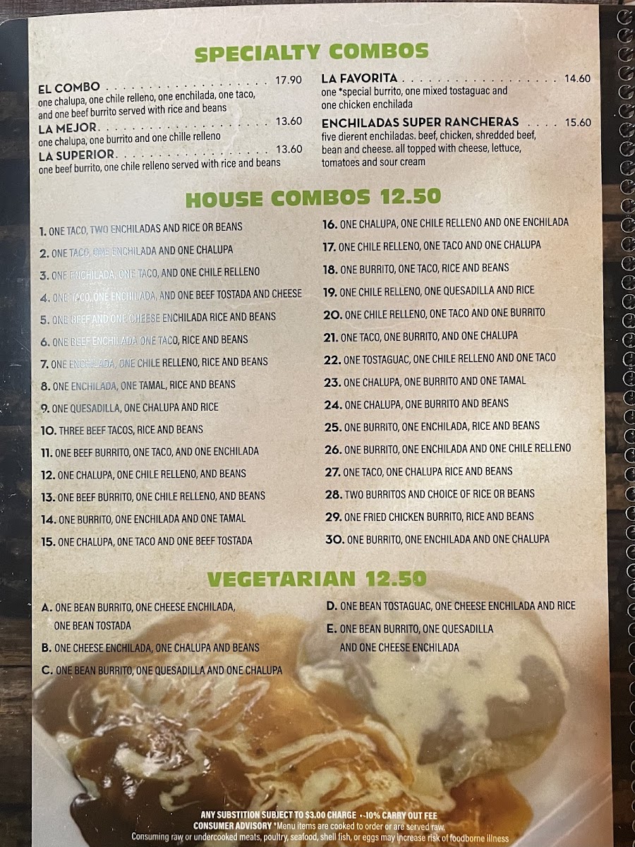 La Cienega Mexican Grill & Seafood Photo Menu 6