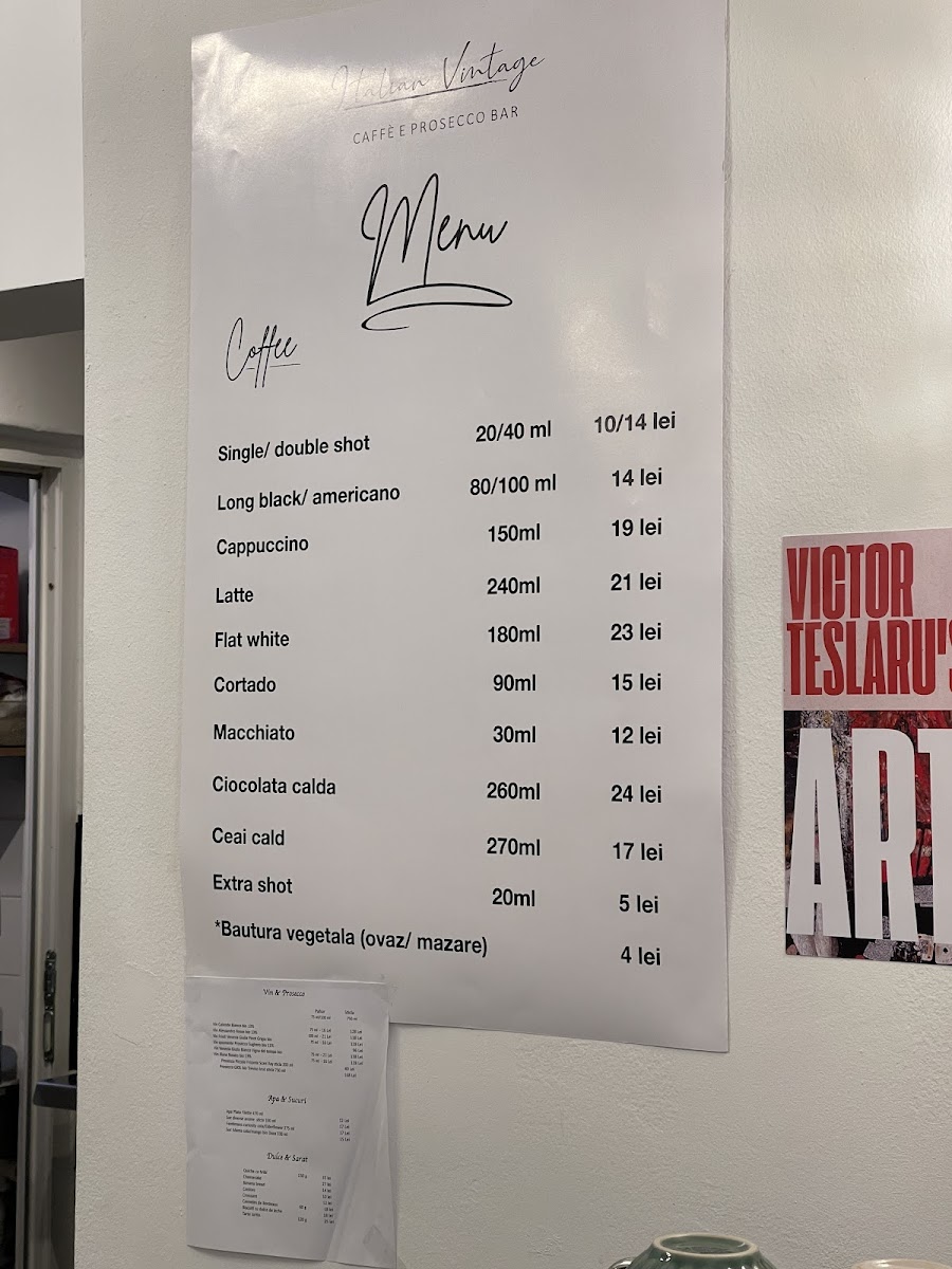 Italian Vintage Caffe & Prosecco Bar Photo Menu 5