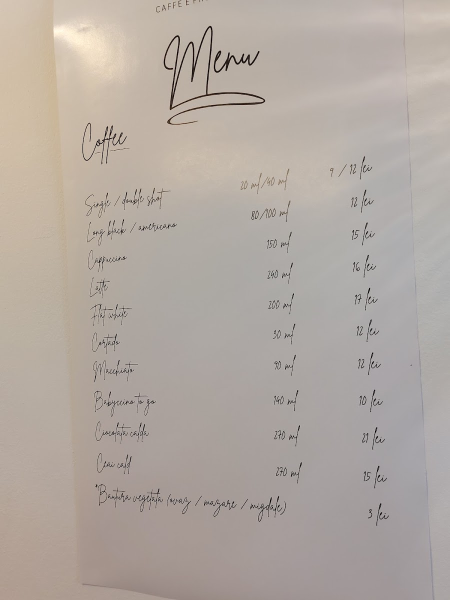 Italian Vintage Caffe & Prosecco Bar Photo Menu 7