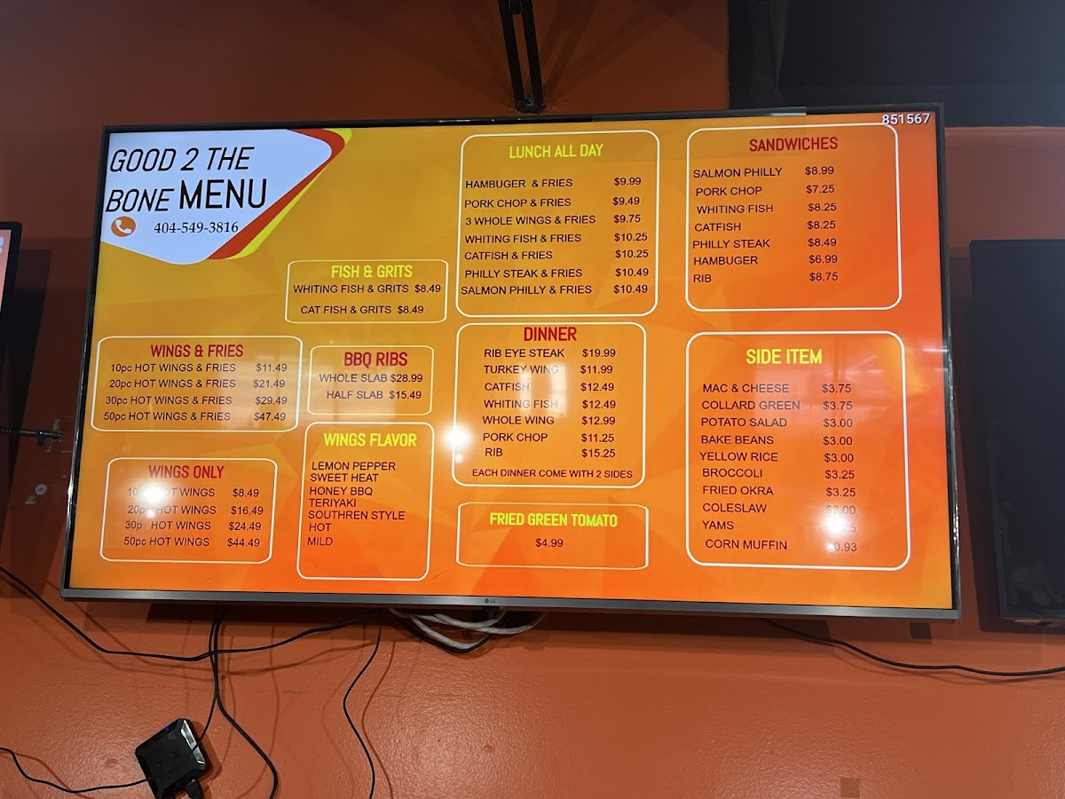 ATL LOUNGE & RESTAURANT Photo Menu 1